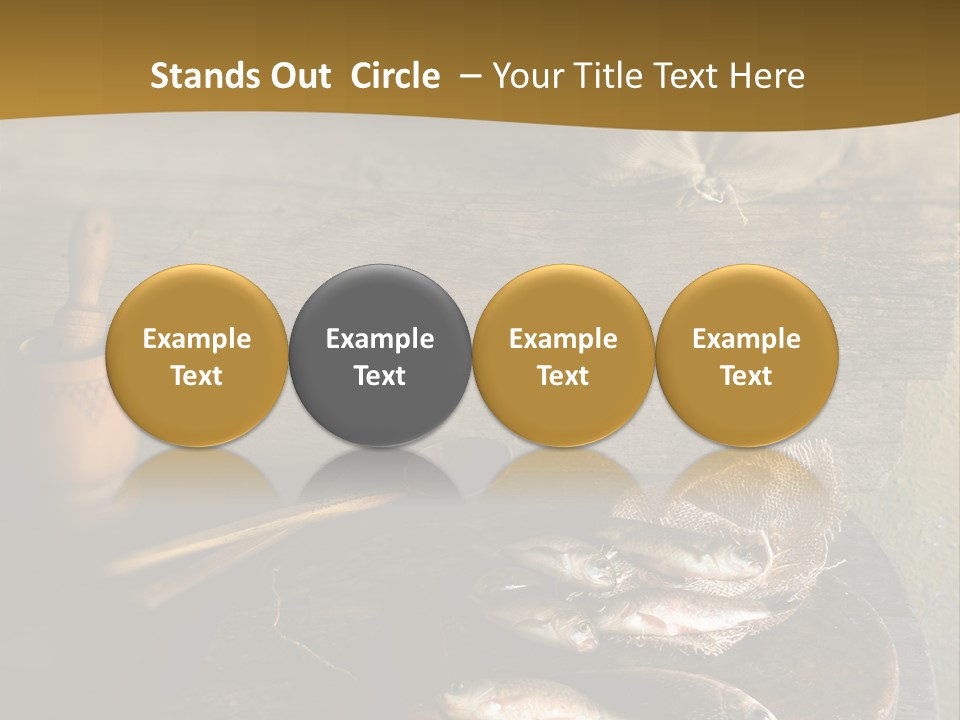 White Background Business One Person PowerPoint Template