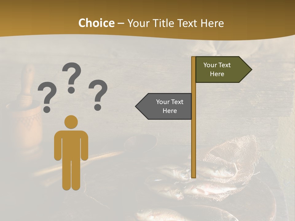 White Background Business One Person PowerPoint Template