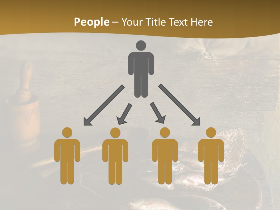 White Background Business One Person PowerPoint Template