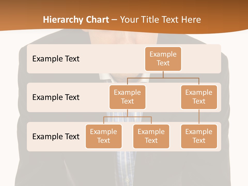 White Background Business One Person PowerPoint Template