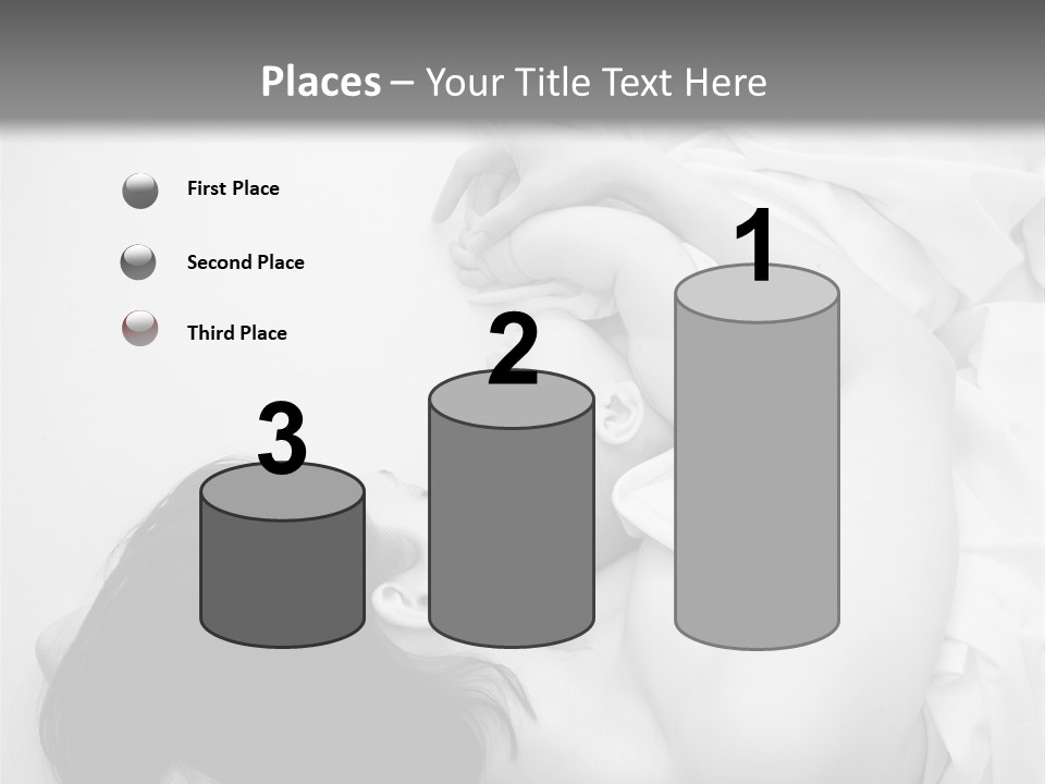 Soft Childhood Holding PowerPoint Template