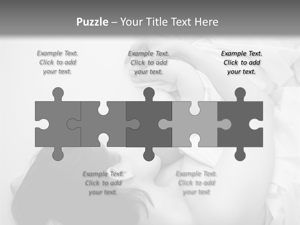 Soft Childhood Holding PowerPoint Template