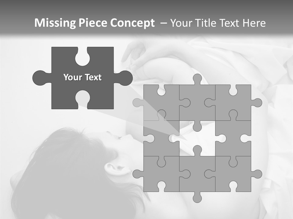 Soft Childhood Holding PowerPoint Template