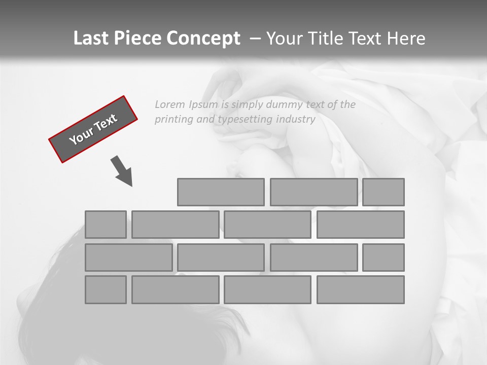 Soft Childhood Holding PowerPoint Template