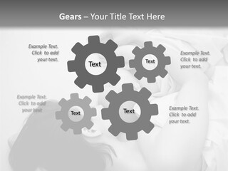 Soft Childhood Holding PowerPoint Template
