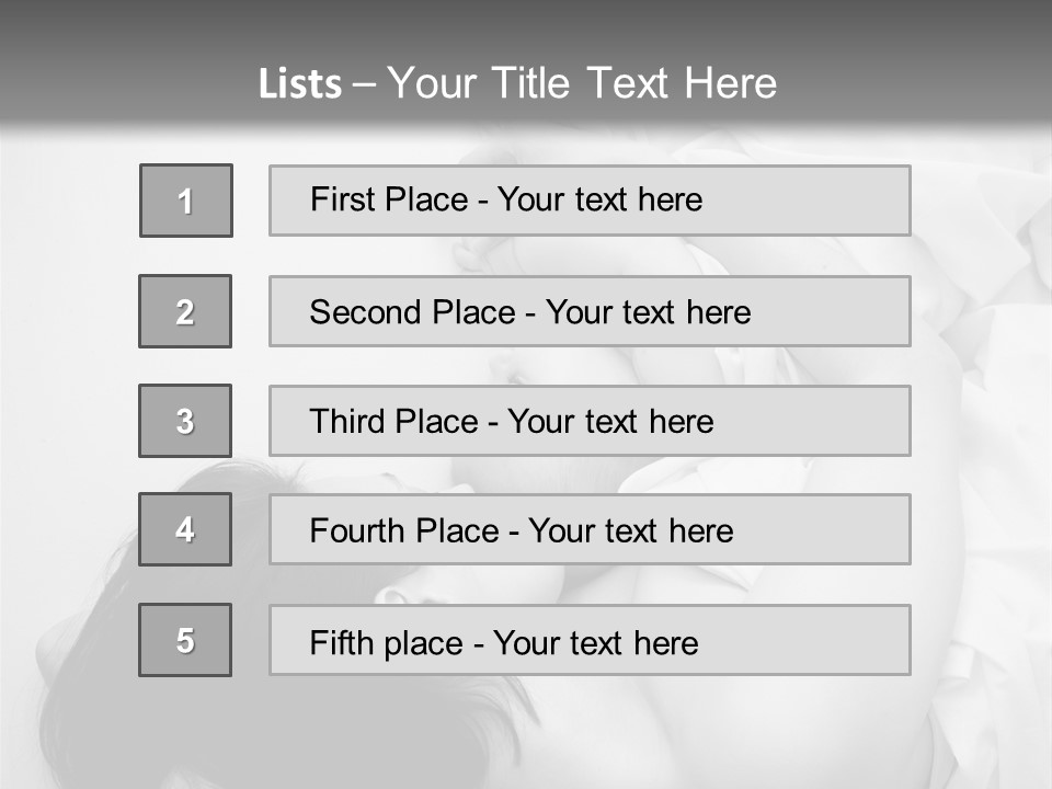 Soft Childhood Holding PowerPoint Template