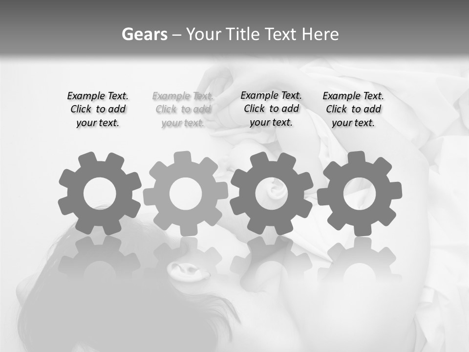 Soft Childhood Holding PowerPoint Template