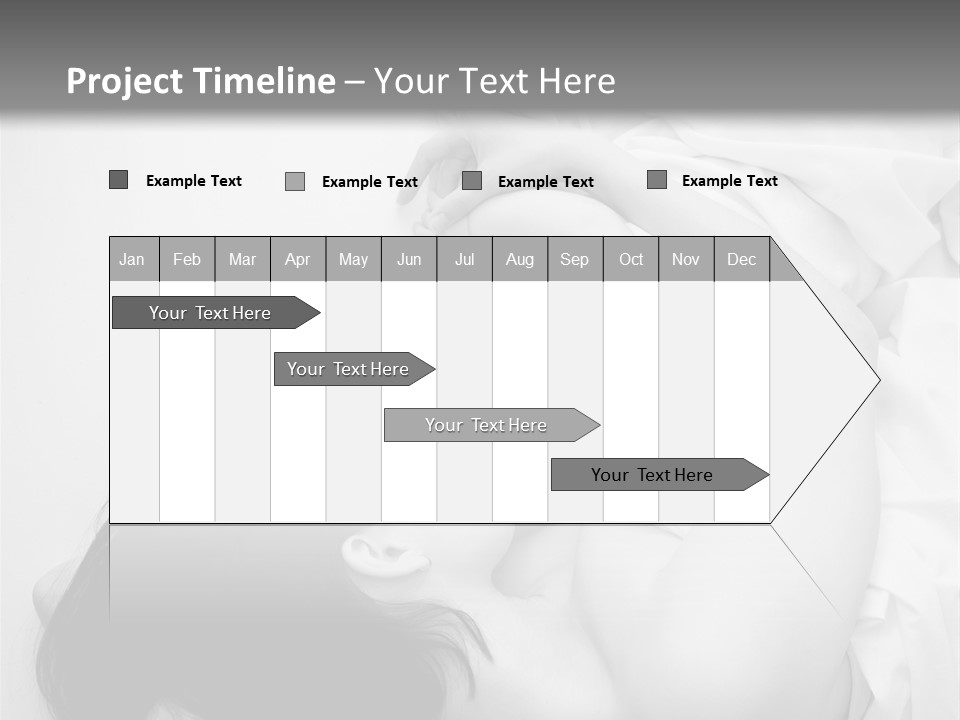 Soft Childhood Holding PowerPoint Template