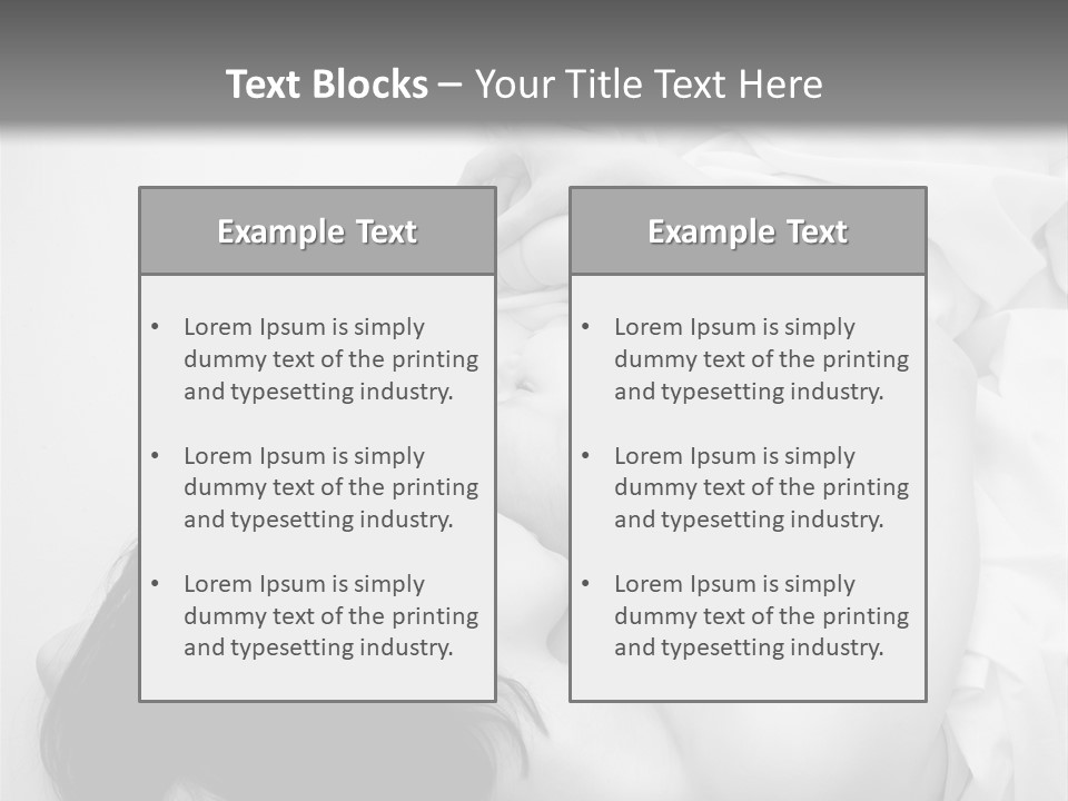 Soft Childhood Holding PowerPoint Template