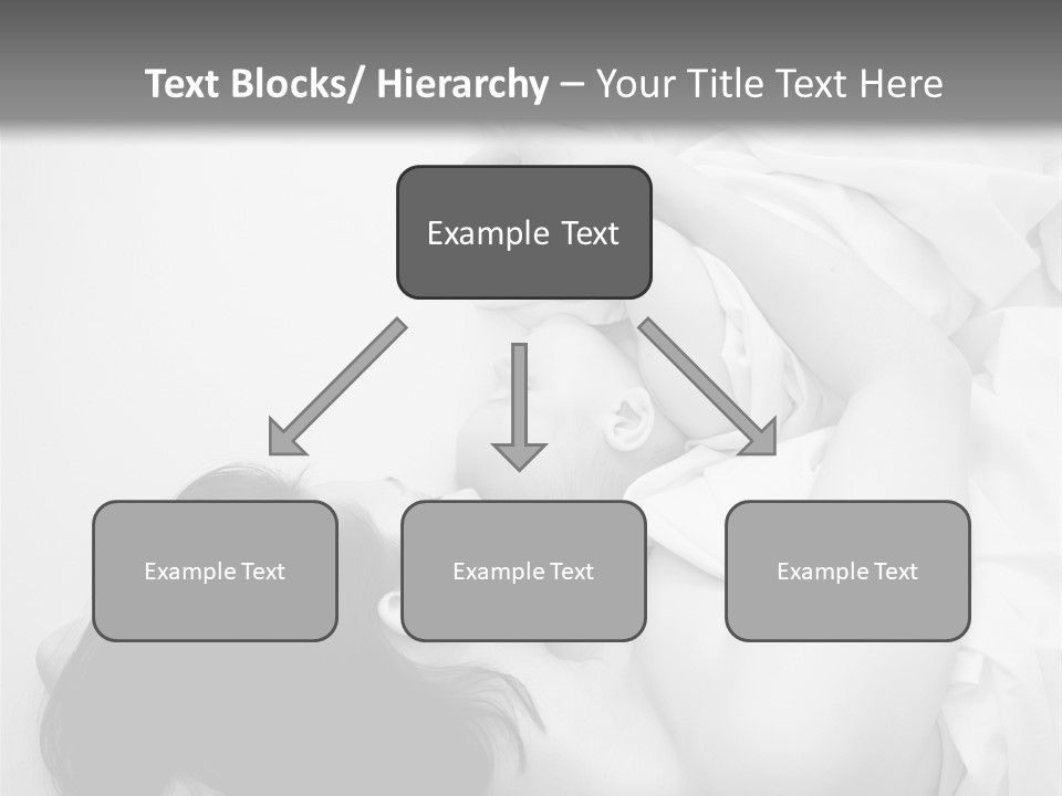 Soft Childhood Holding PowerPoint Template