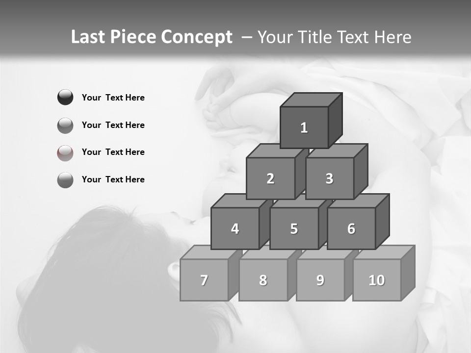 Soft Childhood Holding PowerPoint Template