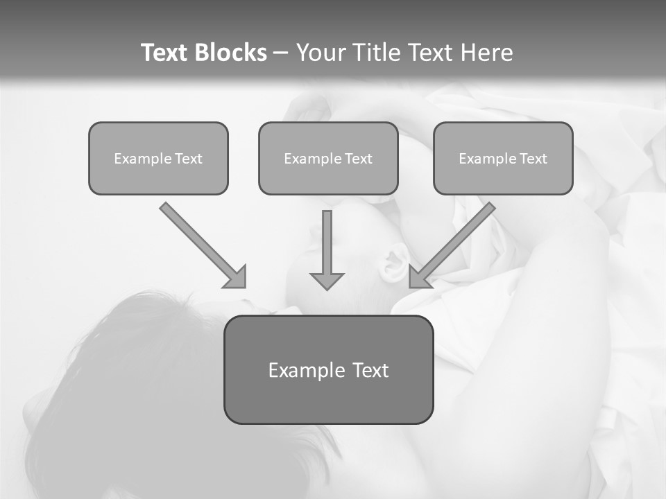 Soft Childhood Holding PowerPoint Template