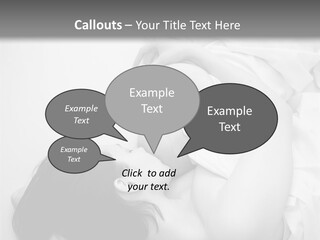 Soft Childhood Holding PowerPoint Template
