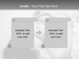 Soft Childhood Holding PowerPoint Template