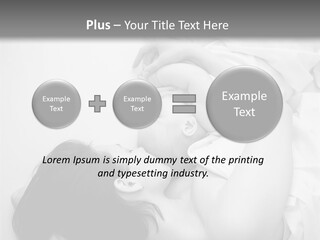 Soft Childhood Holding PowerPoint Template