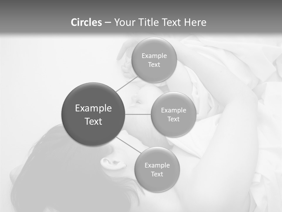 Soft Childhood Holding PowerPoint Template