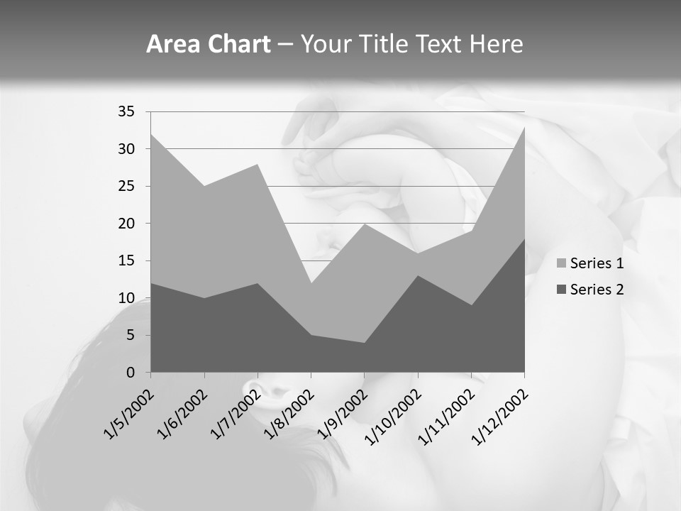 Soft Childhood Holding PowerPoint Template