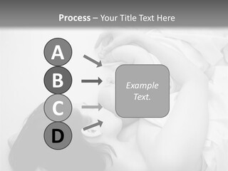 Soft Childhood Holding PowerPoint Template