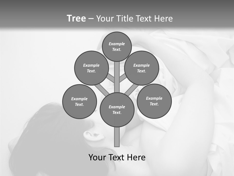 Soft Childhood Holding PowerPoint Template