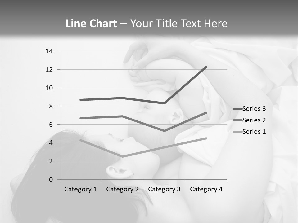 Soft Childhood Holding PowerPoint Template