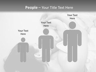 Soft Childhood Holding PowerPoint Template