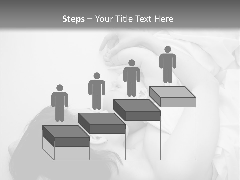 Soft Childhood Holding PowerPoint Template
