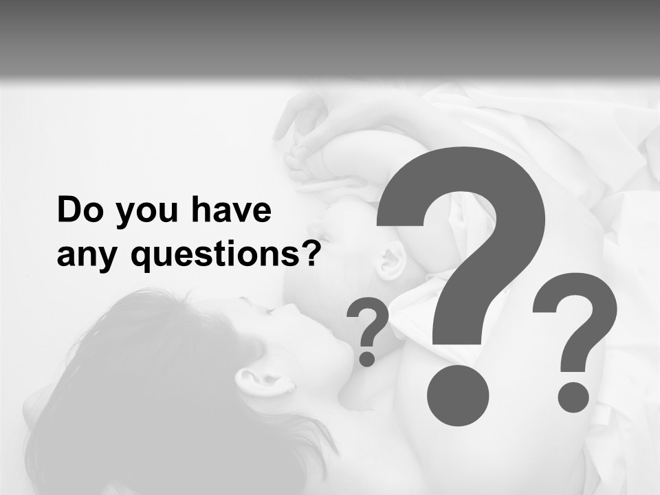 Soft Childhood Holding PowerPoint Template