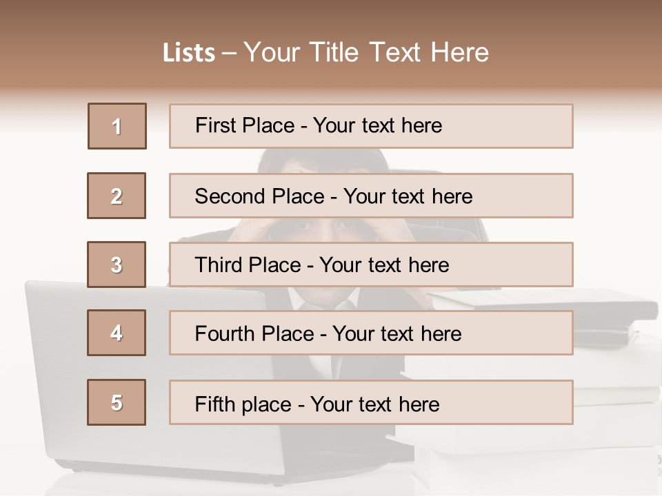Successful Mobile Work PowerPoint Template