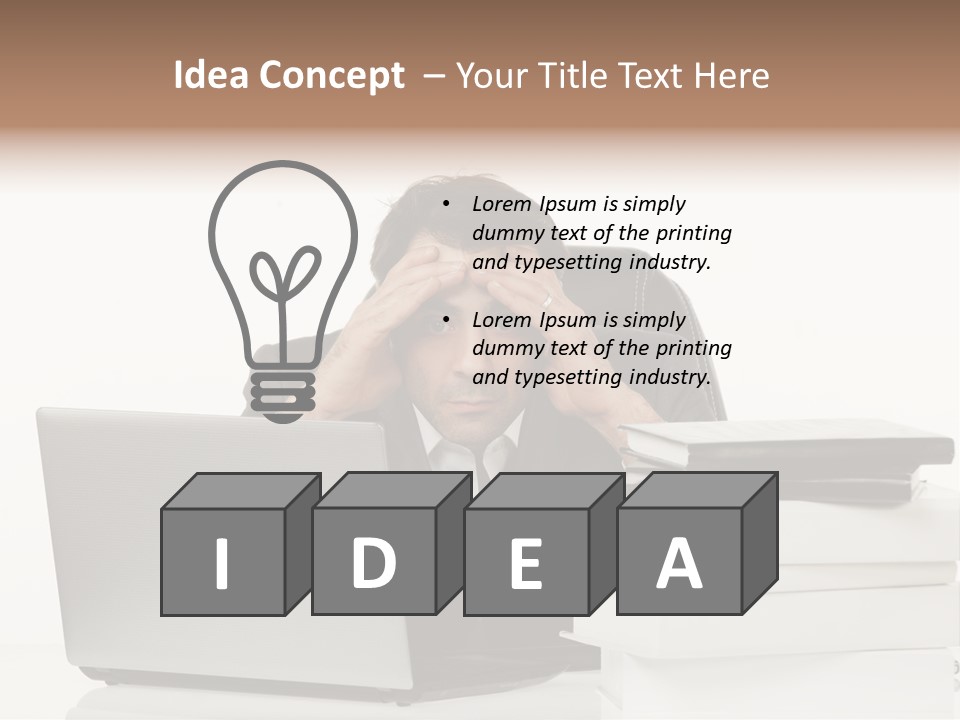 Successful Mobile Work PowerPoint Template