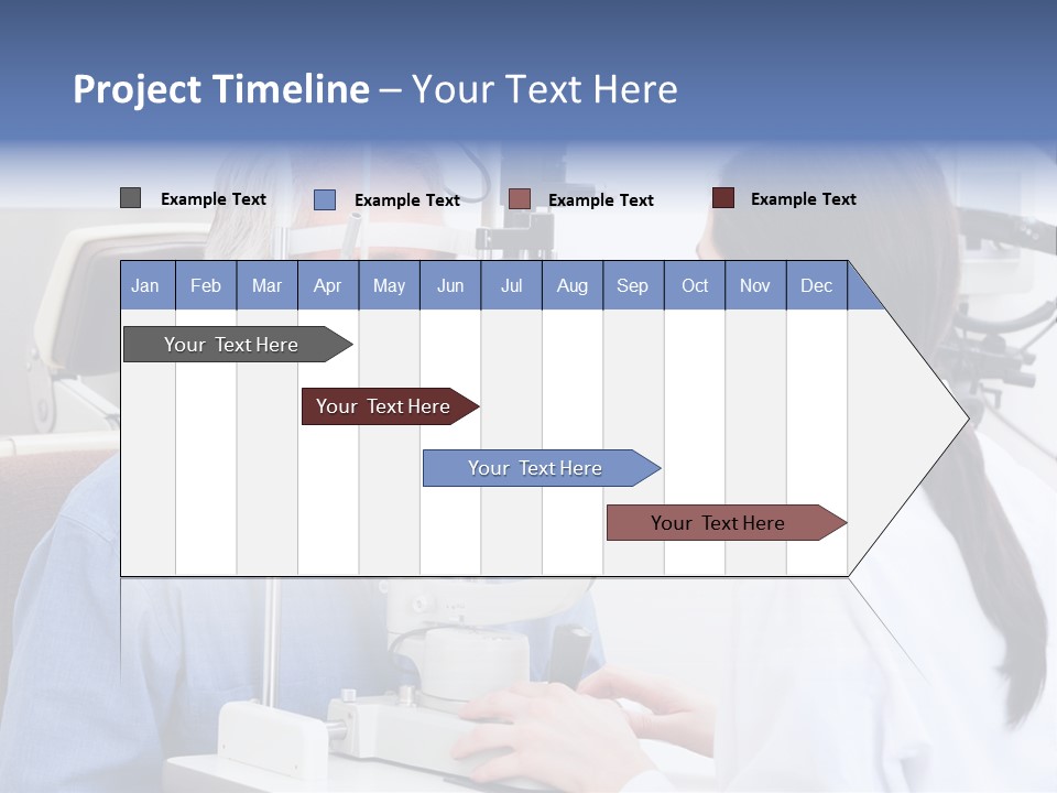 Young Concentrating Astigmatism PowerPoint Template