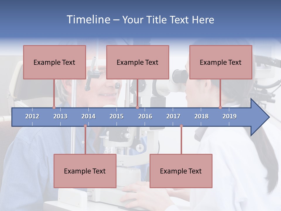 Young Concentrating Astigmatism PowerPoint Template
