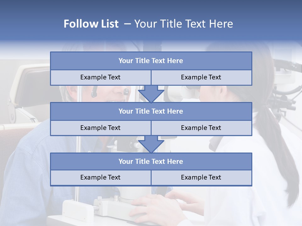 Young Concentrating Astigmatism PowerPoint Template
