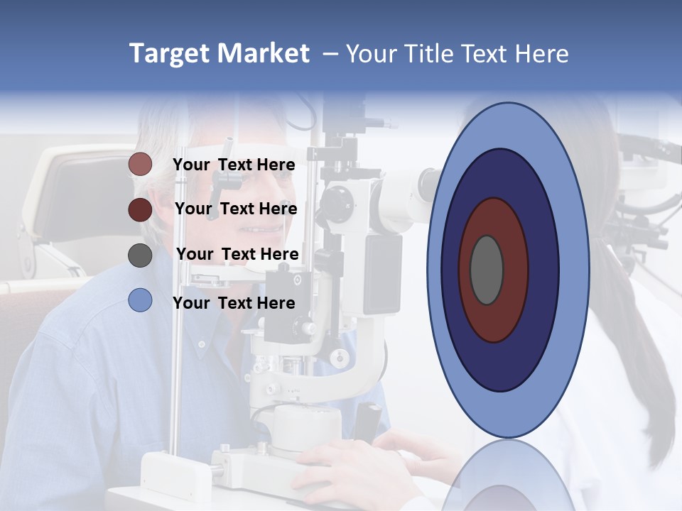 Young Concentrating Astigmatism PowerPoint Template