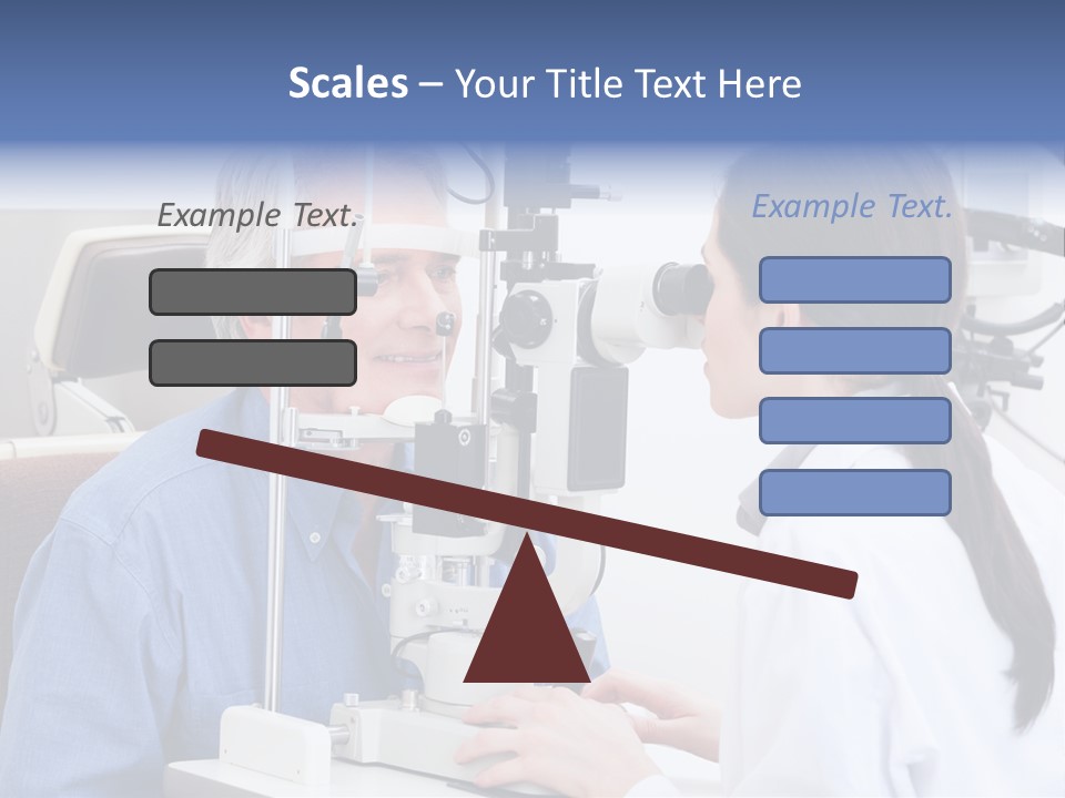 Young Concentrating Astigmatism PowerPoint Template