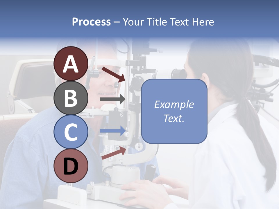 Young Concentrating Astigmatism PowerPoint Template