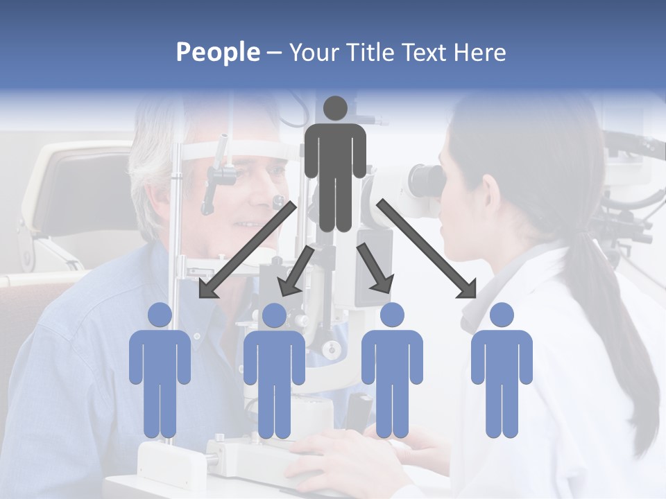 Young Concentrating Astigmatism PowerPoint Template