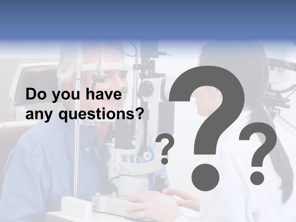 Young Concentrating Astigmatism PowerPoint Template