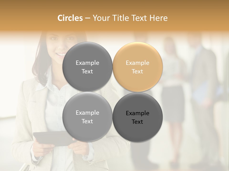 Person Lovely Ambition PowerPoint Template