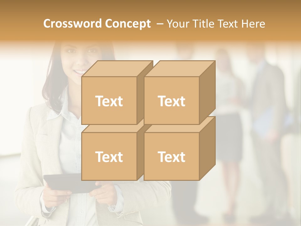 Person Lovely Ambition PowerPoint Template