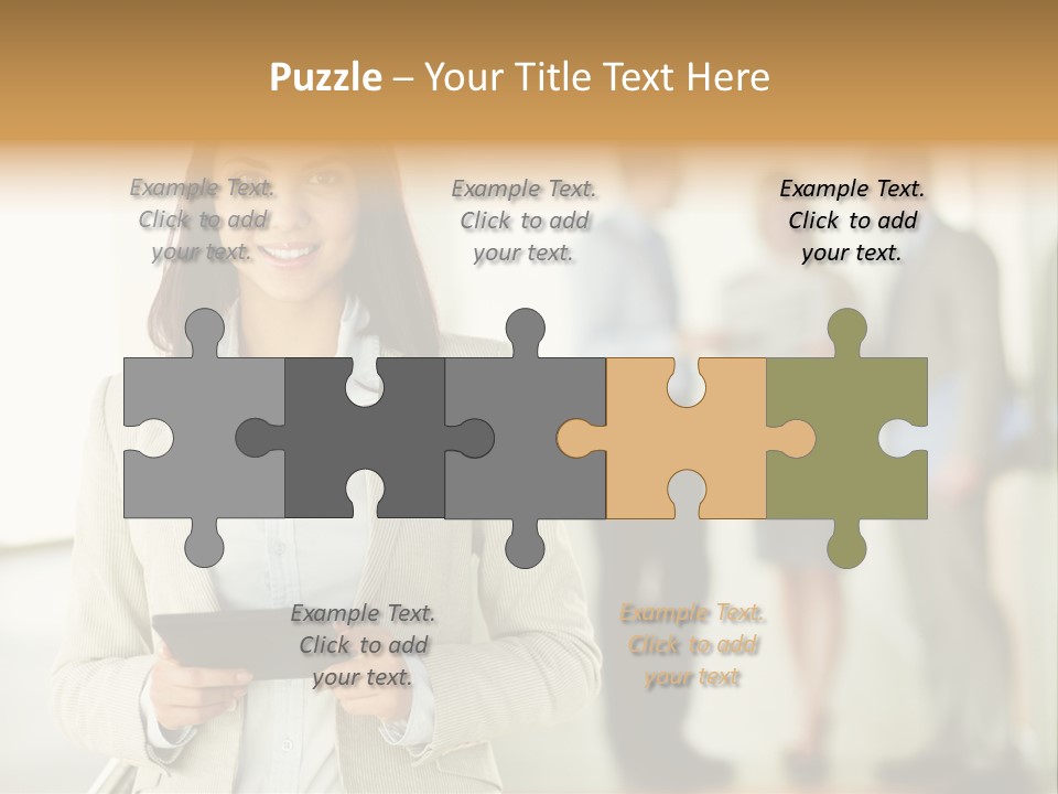 Person Lovely Ambition PowerPoint Template