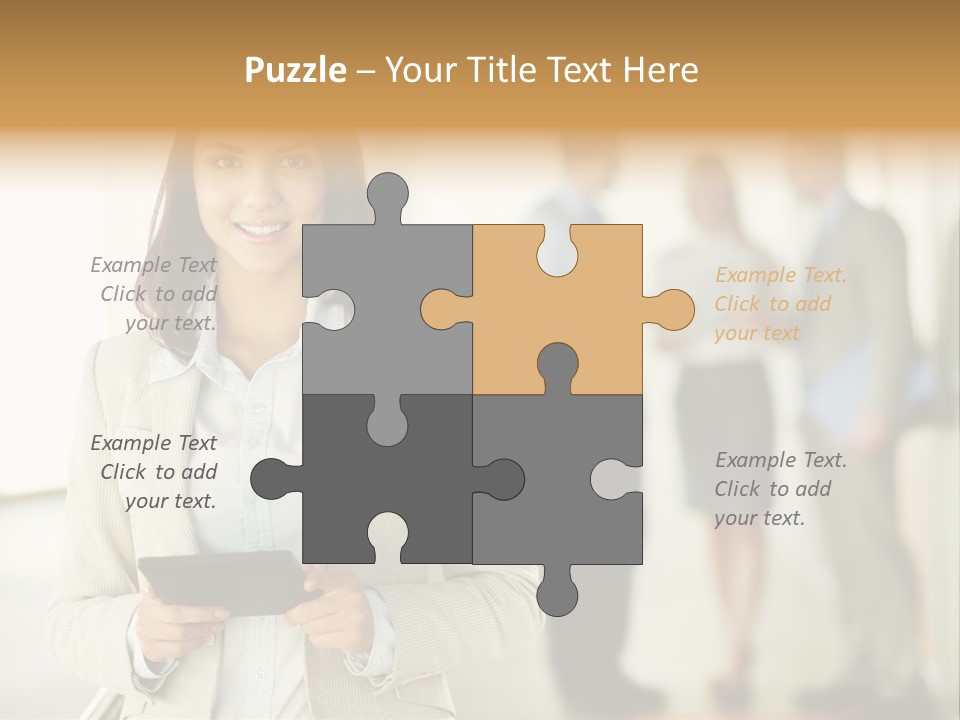 Person Lovely Ambition PowerPoint Template