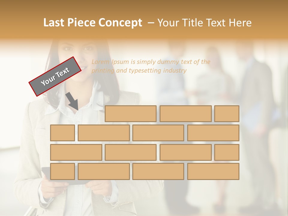 Person Lovely Ambition PowerPoint Template