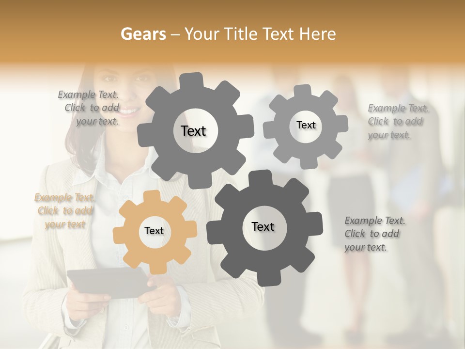 Person Lovely Ambition PowerPoint Template