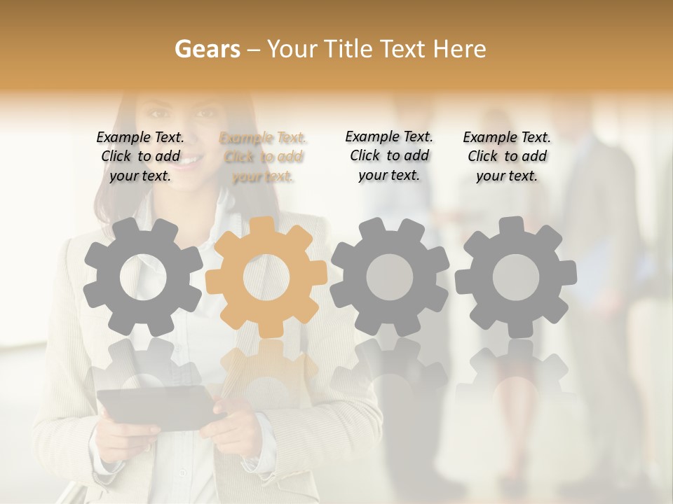 Person Lovely Ambition PowerPoint Template