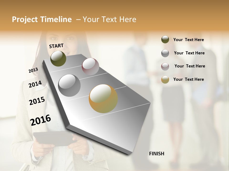 Person Lovely Ambition PowerPoint Template