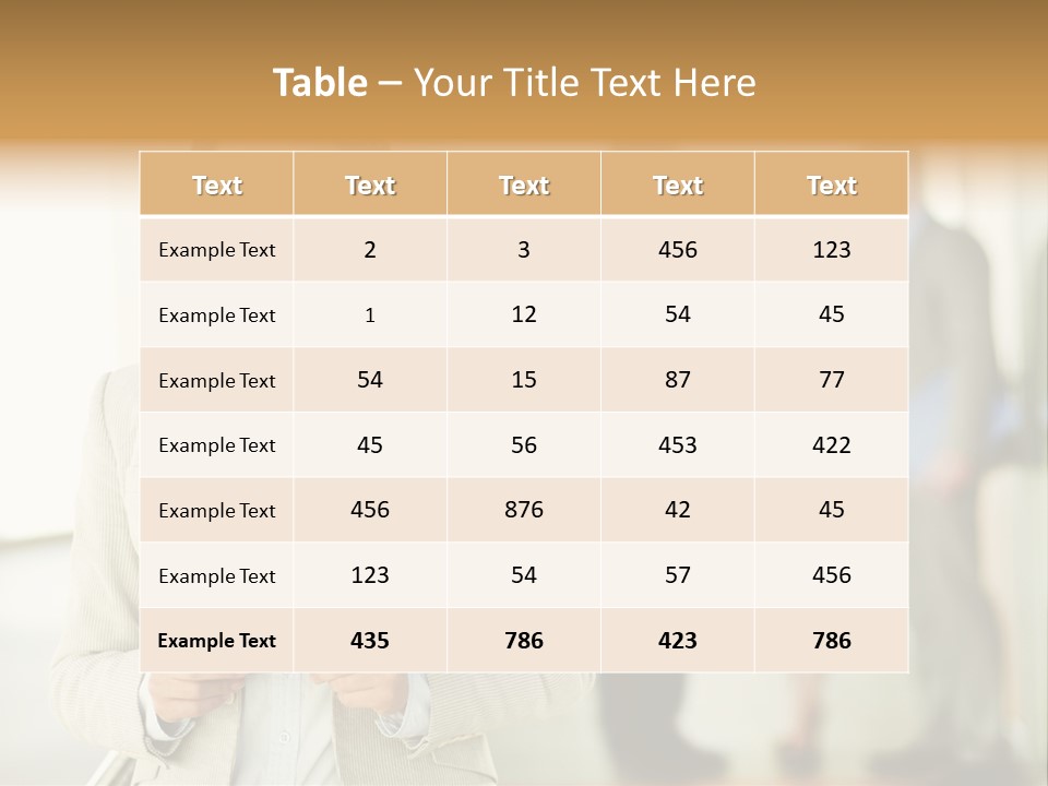 Person Lovely Ambition PowerPoint Template