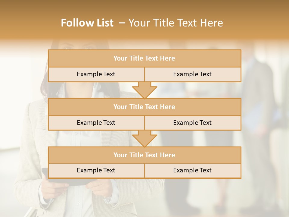 Person Lovely Ambition PowerPoint Template