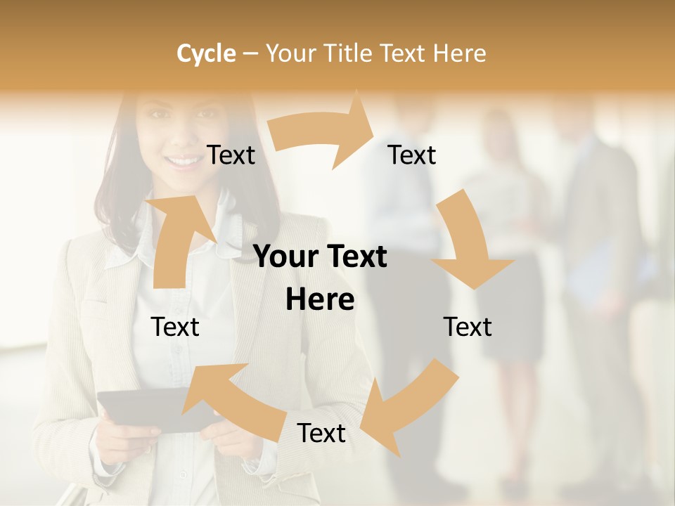 Person Lovely Ambition PowerPoint Template