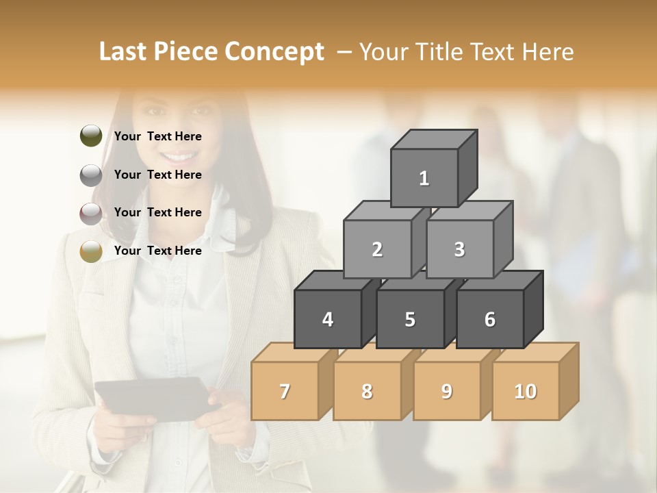 Person Lovely Ambition PowerPoint Template