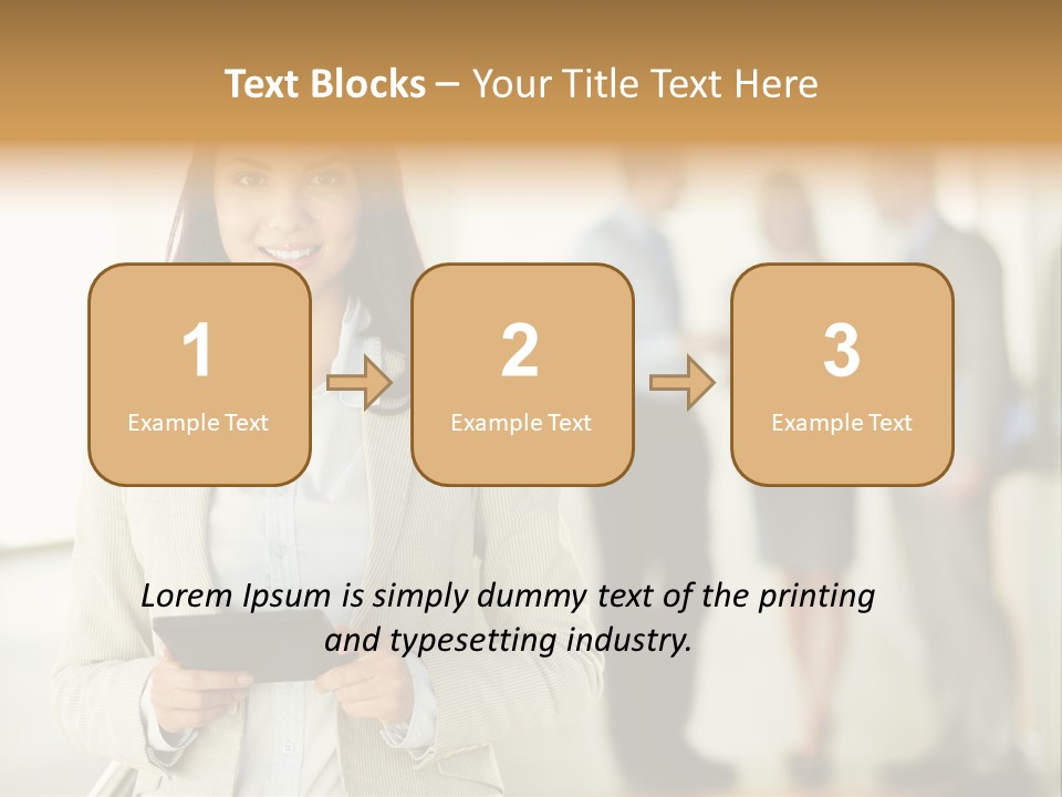 Person Lovely Ambition PowerPoint Template